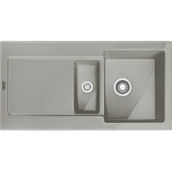 Zlewozmywak ceramiczny Franke MARIS MRK 651-100 SZARY MAT 124.0442.553